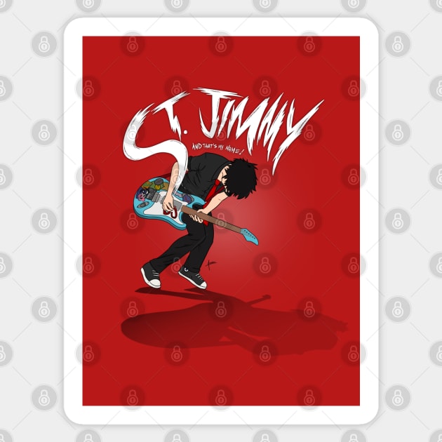 St. Jimmy vs The World! Sticker by Ashbiel